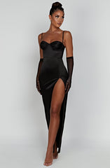 Alora Maxi Dress - Black Dress Babyboo Fashion Premium Exclusive Design