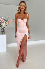 Alora Maxi Dress - Blush Dress Babyboo Fashion Premium Exclusive Design