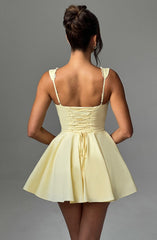 Antonella Mini Dress - Lemon Dress Babyboo Fashion Premium Exclusive Design