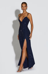 Ashton Maxi Dress - Navy Dress Babyboo Fashion Premium Exclusive Design
