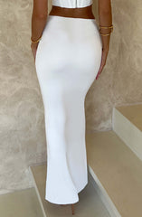 Astrid Maxi Skirt - White Skirt Babyboo Fashion Premium Exclusive Design