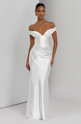 Aurelia Maxi Dress - Ivory Dress Babyboo Fashion Premium Exclusive Design