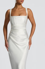 Calanthe Maxi Dress - Ivory Dress Babyboo Fashion Premium Exclusive Design