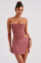 Cami Corset - Rose Pink Tops XS Babyboo Fashion Premium Exclusive Design