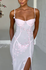 Dalary Maxi Dress - Blush Dress Babyboo Fashion Premium Exclusive Design