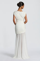 Demelza Maxi Dress - Ivory Dress Babyboo Fashion Premium Exclusive Design