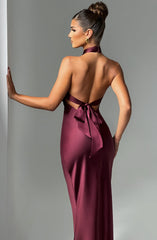 Dimitra Maxi Dress - Burgundy Dress Babyboo Fashion Premium Exclusive Design