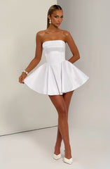 Dionne Mini Dress - Ivory Dress Babyboo Fashion Premium Exclusive Design