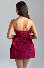 Elenora Mini Dress - Red Dress Babyboo Fashion Premium Exclusive Design