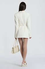 Elvira Mini Dress - Ivory Dress Babyboo Fashion Premium Exclusive Design