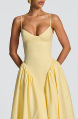 Emerson Midi Dress - Lemon Dress Babyboo Fashion Premium Exclusive Design