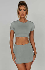 Eve Top - Steel Tops XS Babyboo Fashion Premium Exclusive Design