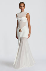 Fae Maxi Skirt - White Skirt Babyboo Fashion Premium Exclusive Design