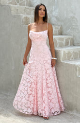 Francis Maxi Dress - Blush Dress Babyboo Fashion Premium Exclusive Design