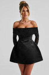 Georgianna Mini Dress - Black Dress XS Babyboo Fashion Premium Exclusive Design