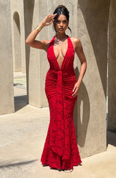 Guinevere Maxi Dress - Red Dress Babyboo Fashion Premium Exclusive Design