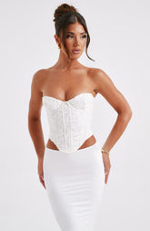 Harlow Corset - Ivory Tops XS Babyboo Fashion Premium Exclusive Design