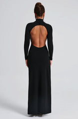 Imelda Maxi Dress - Black Dress Babyboo Fashion Premium Exclusive Design