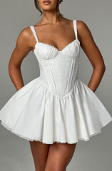 Josie Mini Dress - White Dress Babyboo Fashion Premium Exclusive Design