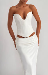Kamiyah Corset - Ivory Tops Babyboo Fashion Premium Exclusive Design
