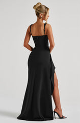 Katana Maxi Dress - Black Dress Babyboo Fashion Premium Exclusive Design