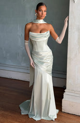 Kensington Maxi Dress - Mint Dress Babyboo Fashion Premium Exclusive Design