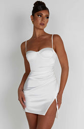 Mabel Mini Dress - Ivory Dress XS Babyboo Fashion Premium Exclusive Design