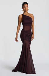 Marianne Maxi Dress - Plum Dress Babyboo Fashion Premium Exclusive Design