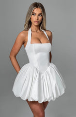 Maricia Mini Dress - Ivory Dress Babyboo Fashion Premium Exclusive Design