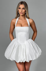 Maricia Mini Dress - Ivory Dress XS Babyboo Fashion Premium Exclusive Design