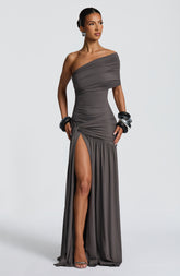 Monica Maxi Dress - Charcoal Dress Babyboo Fashion Premium Exclusive Design
