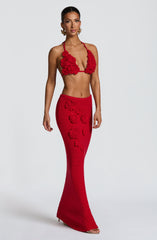 Nerida Top - Red Tops Babyboo Fashion Premium Exclusive Design