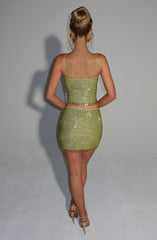 Nora Top - Olive Tops Babyboo Fashion Premium Exclusive Design