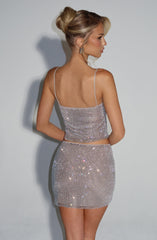 Nora Top - Silver Tops Babyboo Fashion Premium Exclusive Design