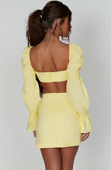 Perla Mini Skirt - Lemon Skirt Babyboo Fashion Premium Exclusive Design
