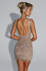 Petra Mini Dress - Gold Dress Babyboo Fashion Premium Exclusive Design