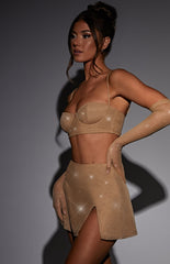 Posie Top - Gold Sparkle Tops Babyboo Fashion Premium Exclusive Design