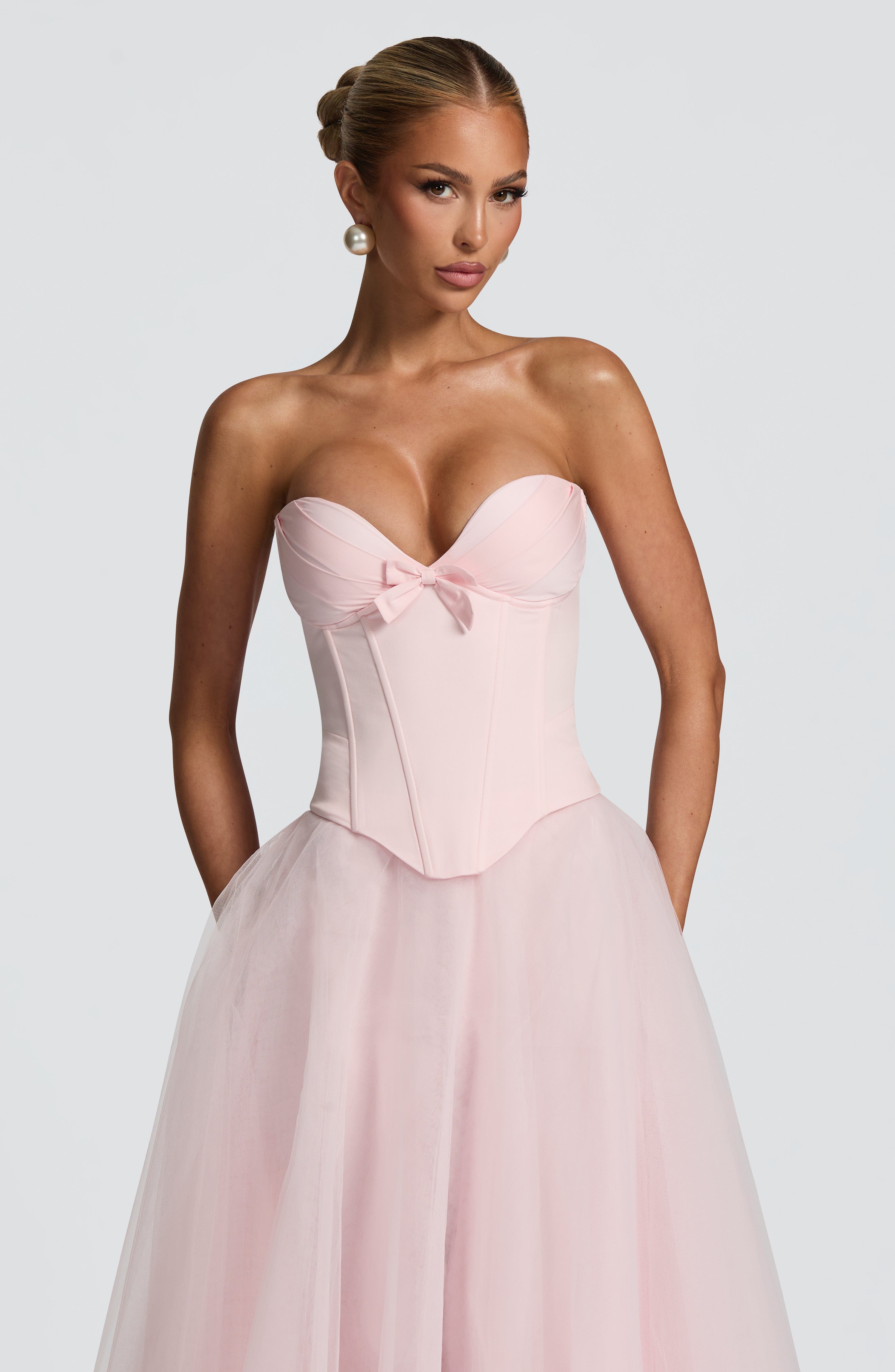 Prim Corset - Blush Tops Babyboo Fashion Premium Exclusive Design