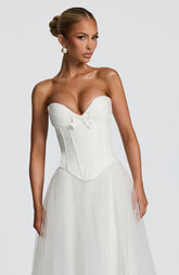 Prim Corset - Ivory Tops Babyboo Fashion Premium Exclusive Design