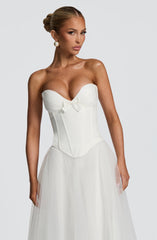 Prim Corset - Ivory Tops Babyboo Fashion Premium Exclusive Design