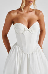 Prim Midi Dress - Ivory Dress Babyboo Fashion Premium Exclusive Design