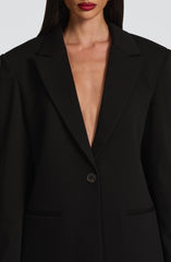 Reece Blazer - Black Jacket Babyboo Fashion Premium Exclusive Design