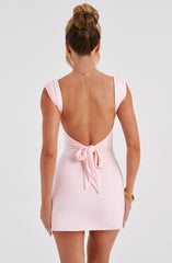Ria Mini Dress - Blush Dress Babyboo Fashion Premium Exclusive Design
