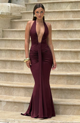Rosetta Maxi Dress - Cherry Lacquer Dress XS Babyboo Fashion Premium Exclusive Design