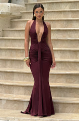 Rosetta Maxi Dress - Cherry Lacquer Dress XS Babyboo Fashion Premium Exclusive Design