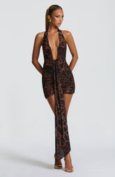 Rosetta Mini Dress - Leopard Print Dress Babyboo Fashion Premium Exclusive Design