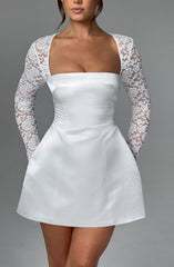 Sadie Mini Dress - Ivory Dress Babyboo Fashion Premium Exclusive Design