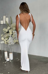 Sanya Maxi Dress - White Dress Babyboo Fashion Premium Exclusive Design