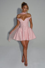 Sapphire Mini Dress - Blush Dress Babyboo Fashion Premium Exclusive Design