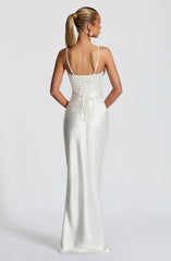 Shae Maxi Dress - Ivory Dress Babyboo Fashion Premium Exclusive Design